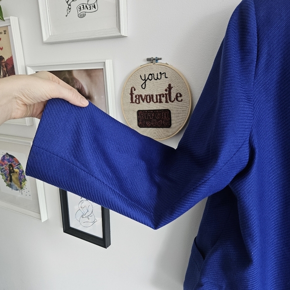 Vintage White Stag 100% Virgin Wool Blue Blazer With Union Tag - Picture 7 of 11